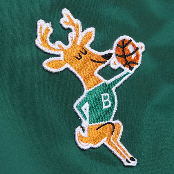Бомбер Milwaukee Bucks Mitchell & Ness Hardwood Classics Vintage Logo - Green