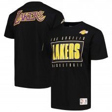 Футболка Los Angeles Lakers Mitchell & Ness Hardwood Classics Team OG 2.0 Premium Vintage Logo - Black