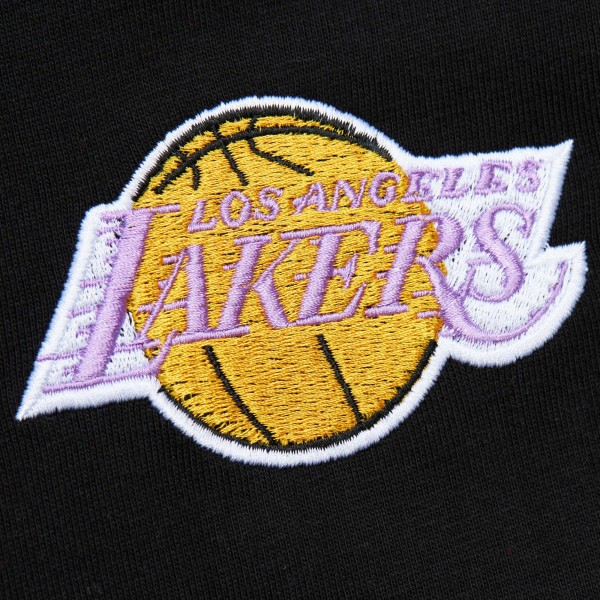 Футболка Los Angeles Lakers Mitchell & Ness Hardwood Classics Team OG 2.0 Premium Vintage Logo - Black