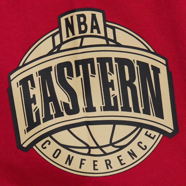 Футболка Atlanta Hawks Mitchell & Ness Hardwood Classics Team OG 2.0 Premium Vintage Logo - Red