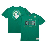 Футболка Boston Celtics Mitchell & Ness Hardwood Classics Team OG 2.0 Premium Vintage Logo - Kelly Green