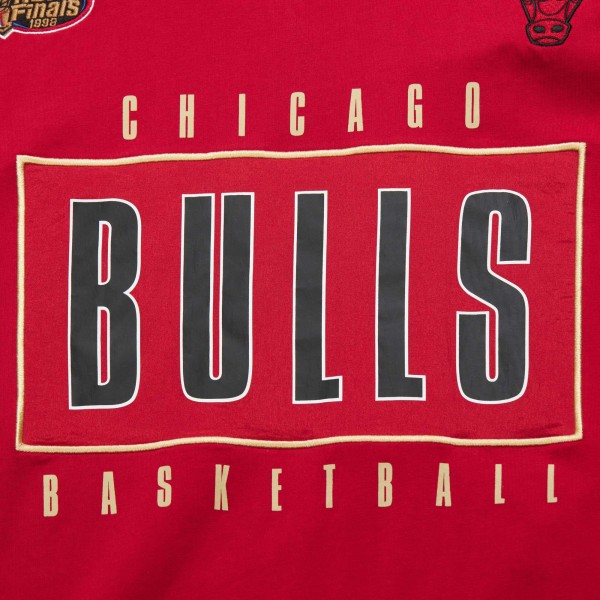 Футболка Chicago Bulls Mitchell & Ness Hardwood Classics Team OG 2.0 Premium Vintage Logo - Red