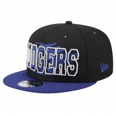 Бейсболка Los Angeles Dodgers New Era Black Splatter 9FIFTY Snapback
