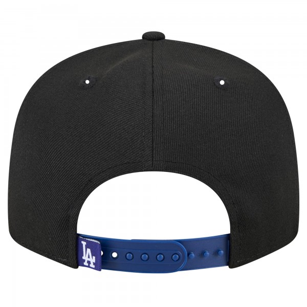 Бейсболка Los Angeles Dodgers New Era Black Splatter 9FIFTY Snapback