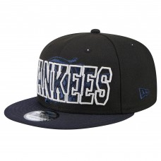 Бейсболка New York Yankees New Era Black Splatter 9FIFTY Snapback