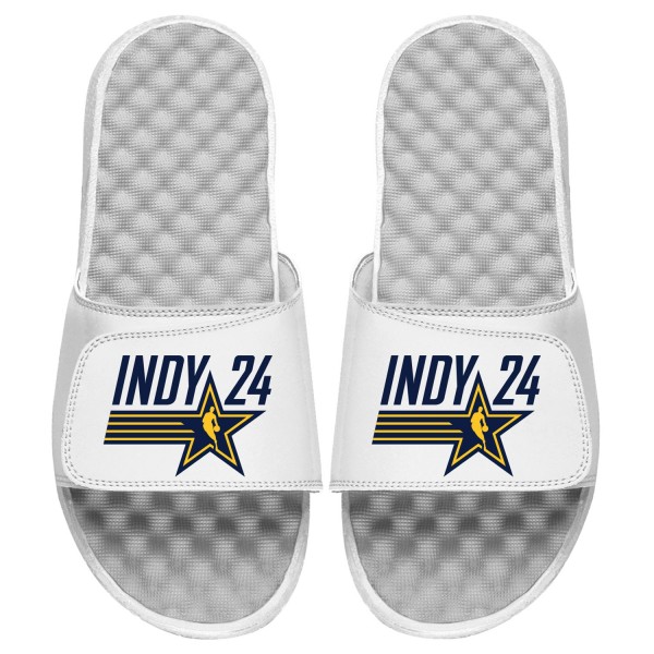 Шлепки ISlide 2024 NBA All-Star Game Primary - White