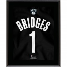 Mikal Bridges Brooklyn Nets Authentic 10.5 x 13 Jersey Number Sublimated Player Plaque