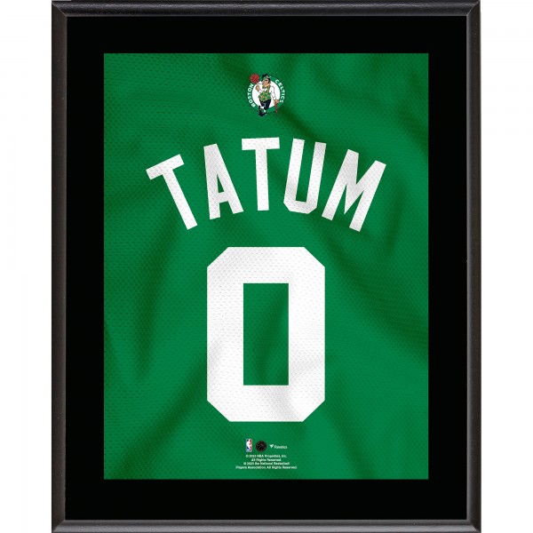 Jayson Tatum Boston Celtics Fanatics Authentic 10.5 x 13 Jersey Number Sublimated Player Plaque
