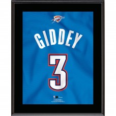 Josh Giddey Oklahoma City Thunder Authentic 10.5 x 13 Jersey Number Sublimated Player Plaque