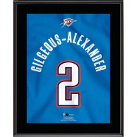 Shai Gilgeous-Alexander Oklahoma City Thunder Authentic 10.5 x 13 Jersey Number Sublimated Player Plaque