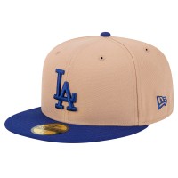 Бейсболка Los Angeles Dodgers New Era Khaki 59FIFTY