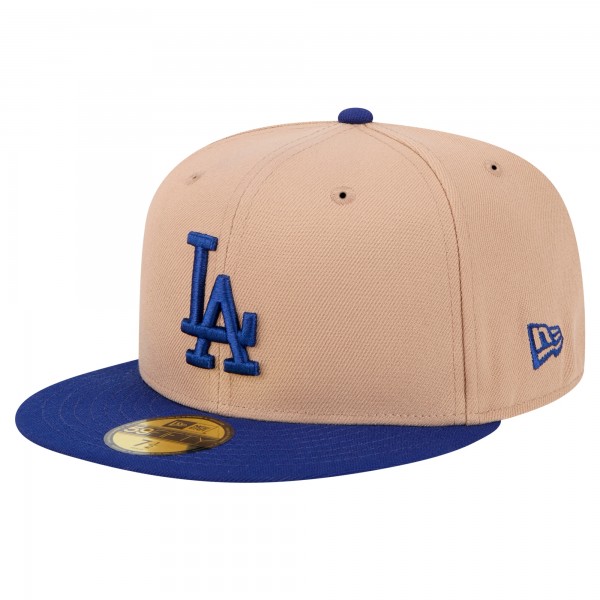 Бейсболка Los Angeles Dodgers New Era Khaki 59FIFTY
