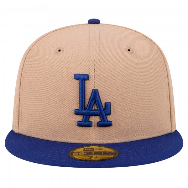 Бейсболка Los Angeles Dodgers New Era Khaki 59FIFTY