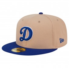 Бейсболка Los Angeles Dodgers New Era Khaki 59FIFTY