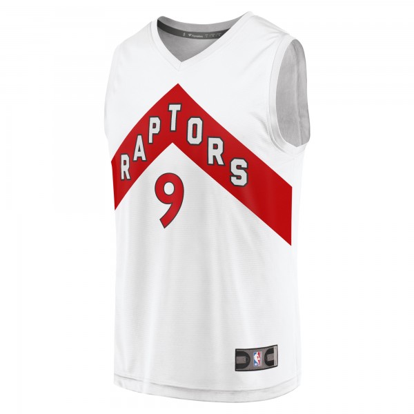 Джерси Toronto Raptors RJ Barrett Fanatics White Fast Break Player - Association Edition