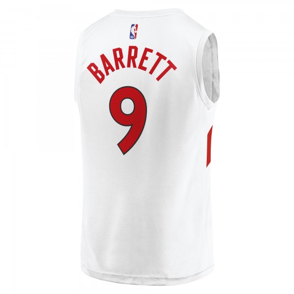 Джерси Toronto Raptors RJ Barrett Fanatics White Fast Break Player - Association Edition