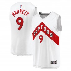 Подростковая Toronto Raptors RJ Barrett Fanatics White Fast Break Player Jersey - Association Edition