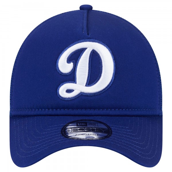 Бейсболка Los Angeles Dodgers New Era Royal 9FORTY A-Frame Trucker