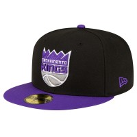 Бейсболка Sacramento Kings New Era 2-Tone 59FIFTY - Black/Purple