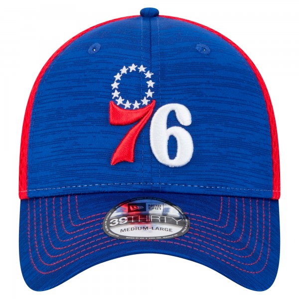 Бейсболка Philadelphia 76ers New Era Royal/Red Active Tech Neo Flex 39THIRTY