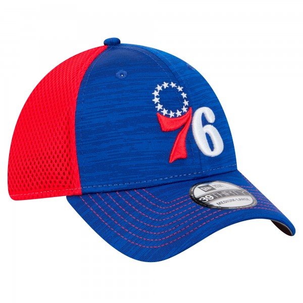 Бейсболка Philadelphia 76ers New Era Royal/Red Active Tech Neo Flex 39THIRTY
