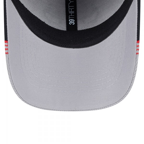 Бейсболка Chicago Bulls New Era Active Trim 39THIRTY - Gray/Black