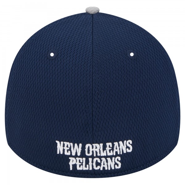 Бейсболка New Orleans Pelicans New Era Gray/Navy Active Trim 39THIRTY