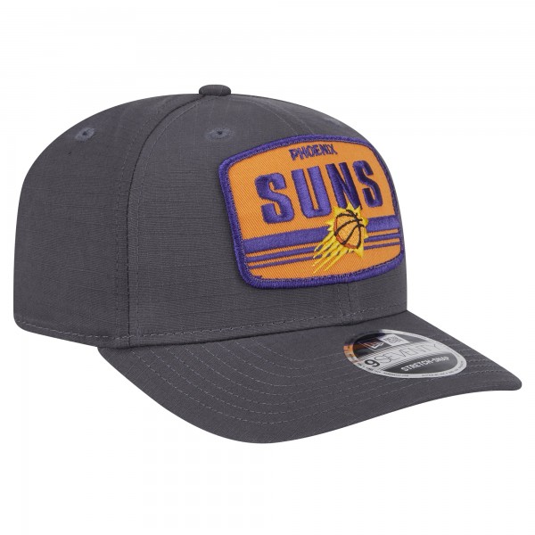Бейсболка Phoenix Suns New Era Graphite Team Elevated Patch 9SEVENTY
