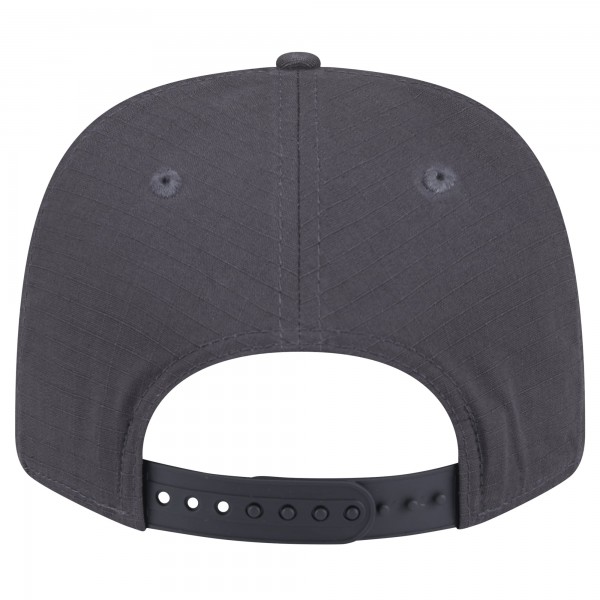 Бейсболка Los Angeles Lakers New Era Graphite Team Elevated Patch 9SEVENTY