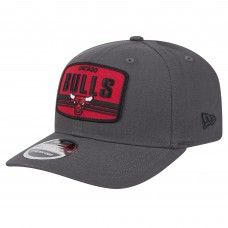 Бейсболка Chicago Bulls New Era Graphite Team Elevated Patch 9SEVENTY