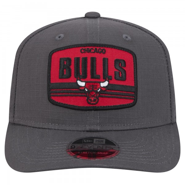Бейсболка Chicago Bulls New Era Graphite Team Elevated Patch 9SEVENTY