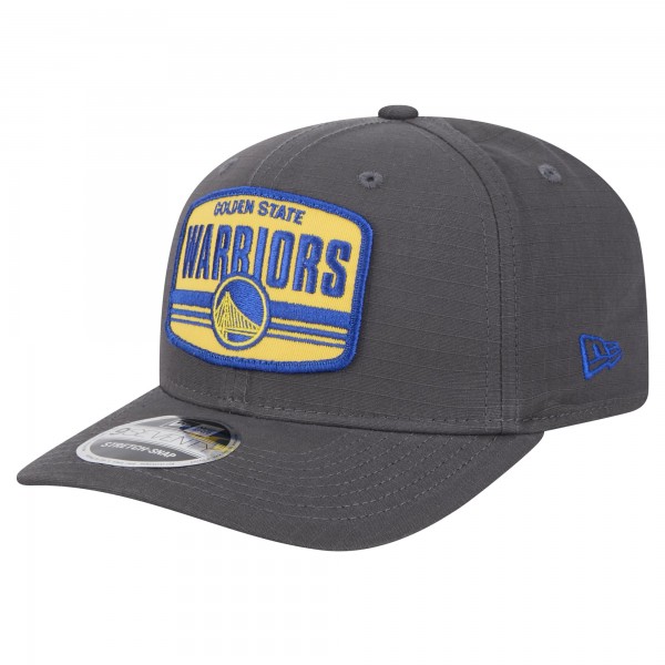 Бейсболка Golden State Warriors New Era Team Elevated Patch 9SEVENTY - Graphite