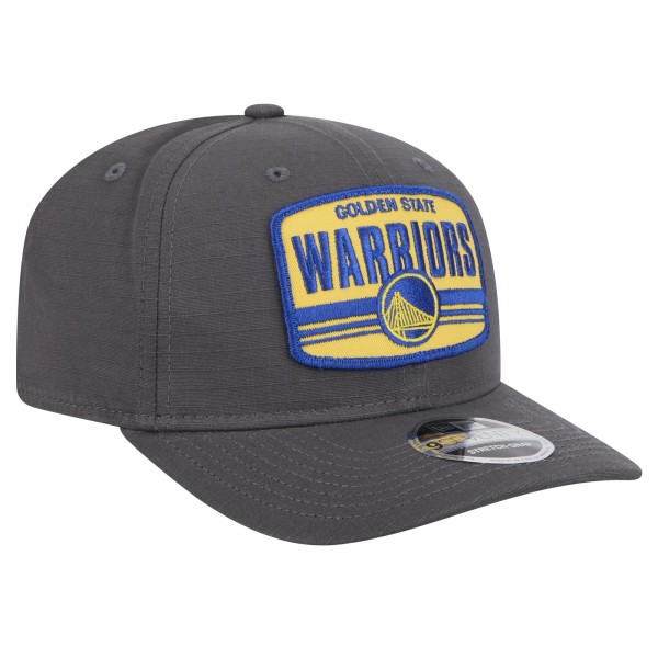 Бейсболка Golden State Warriors New Era Team Elevated Patch 9SEVENTY - Graphite