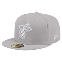 Бейсболка Miami Heat New Era Gray Color Pack 59FIFTY