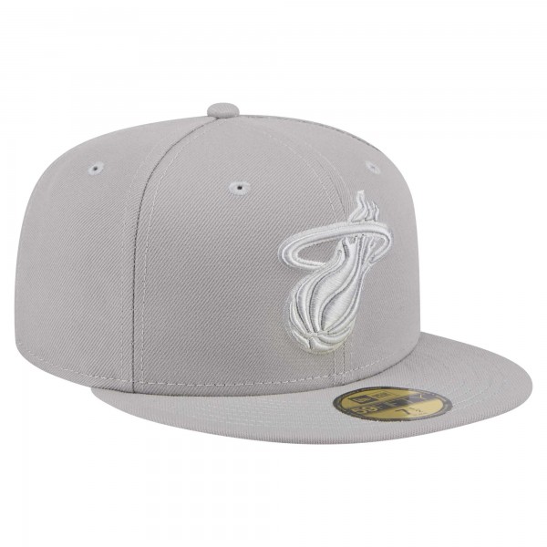 Бейсболка Miami Heat New Era Gray Color Pack 59FIFTY