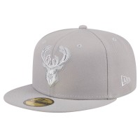 Бейсболка Milwaukee Bucks New Era Gray Color Pack 59FIFTY
