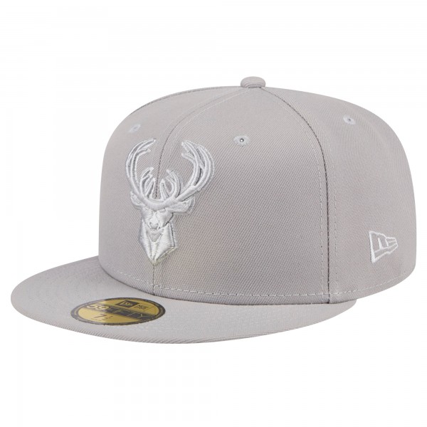 Бейсболка Milwaukee Bucks New Era Gray Color Pack 59FIFTY