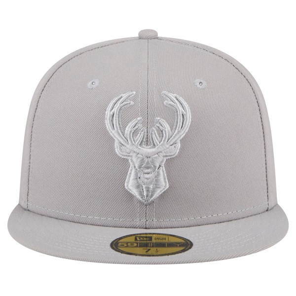 Бейсболка Milwaukee Bucks New Era Gray Color Pack 59FIFTY