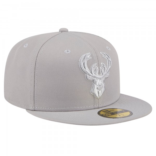 Бейсболка Milwaukee Bucks New Era Gray Color Pack 59FIFTY