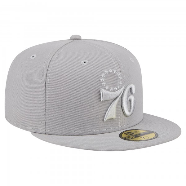 Бейсболка Philadelphia 76ers New Era Gray Color Pack 59FIFTY