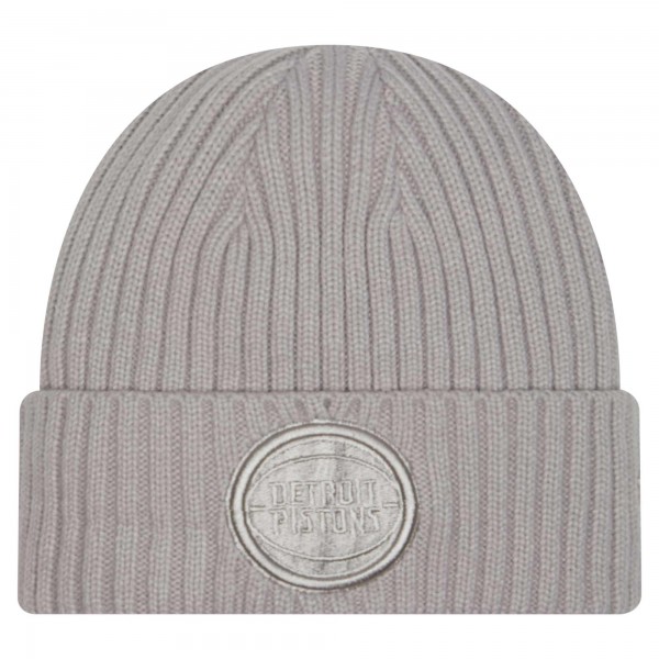 Шапка Detroit Pistons New Era Gray Color Pack Cuffed Knit