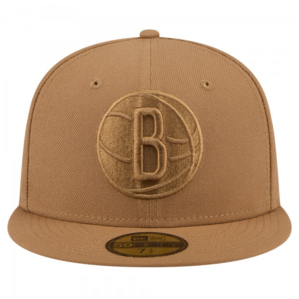 Бейсболка Brooklyn Nets New Era 59FIFTY - Tan