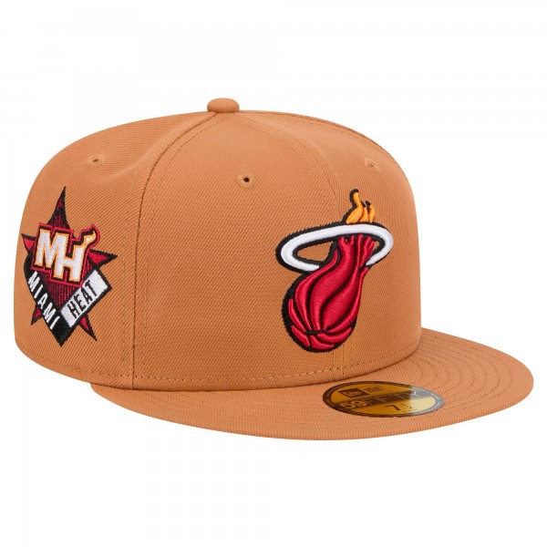 Бейсболка Miami Heat New Era Tan Color Pack 59FIFTY