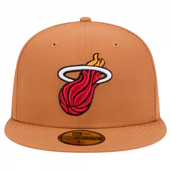Бейсболка Miami Heat New Era Tan Color Pack 59FIFTY