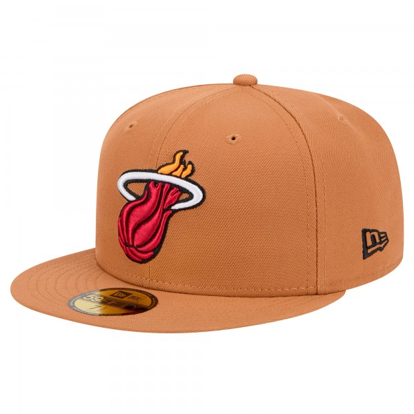 Бейсболка Miami Heat New Era Tan Color Pack 59FIFTY