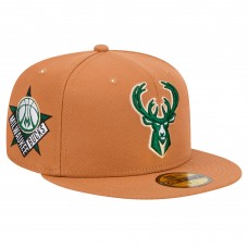 Бейсболка Milwaukee Bucks New Era Tan Color Pack 59FIFTY