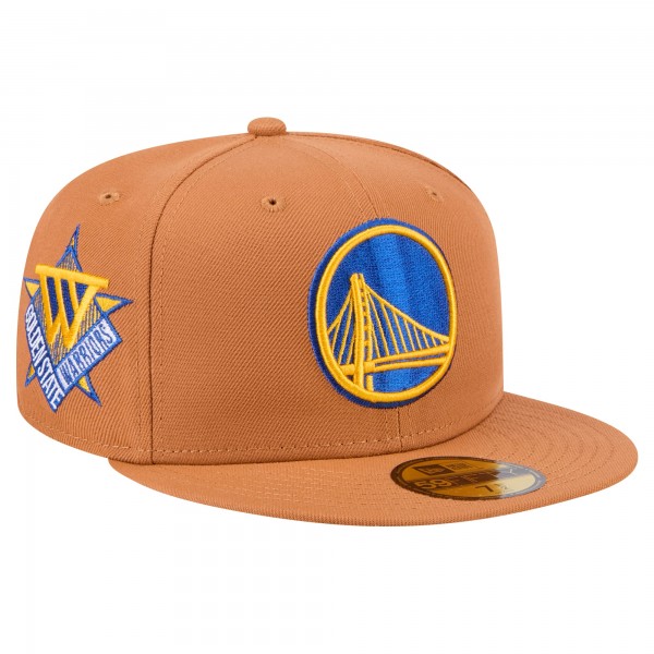Бейсболка Golden State Warriors New Era Tan Color Pack 59FIFTY