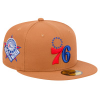 Бейсболка Philadelphia 76ers New Era Tan Color Pack 59FIFTY