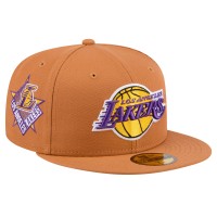 Бейсболка New Era Los Angeles Lakers Color Pack 59FIFTY - Tan