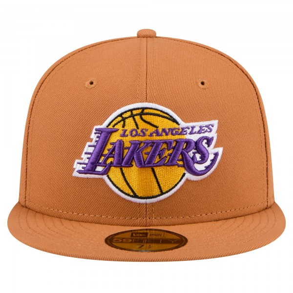 Бейсболка New Era Los Angeles Lakers Color Pack 59FIFTY - Tan